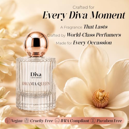 Image of Just Herbs Diva Drama Queen Eau De Parfum 30ml | Premium Women's Perfume