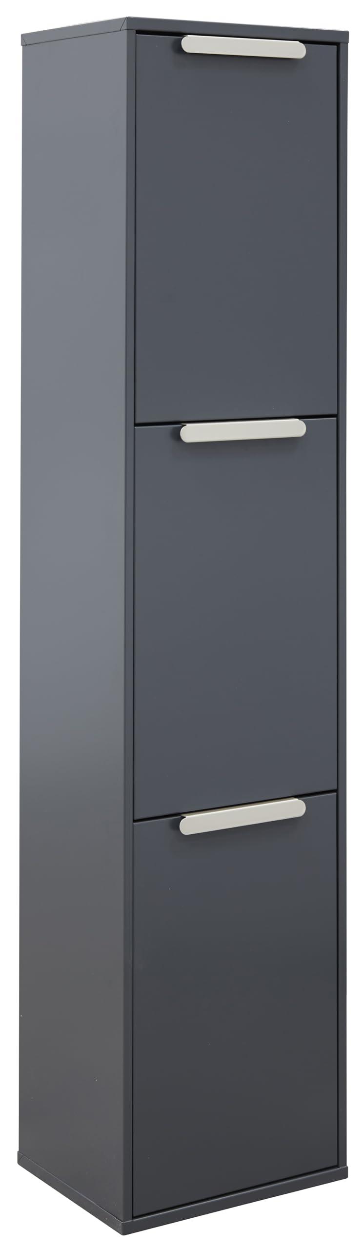 ARREGUI Ecoclas CR304-E Mülltrennsystem aus Stahl | 3 Fächer Mülleimer für die Küche |3x17L (51L) | 3 Fach Abfalleimer | Herausnehmbare Inneneimer + Griff | Recycling Schrank | Mülltrennung |anthrazit
