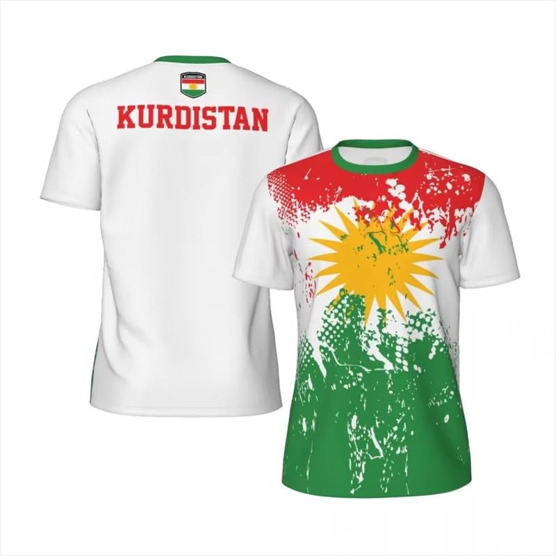 T-Shirt Kurdistan col rond homme manches courtes respirant running