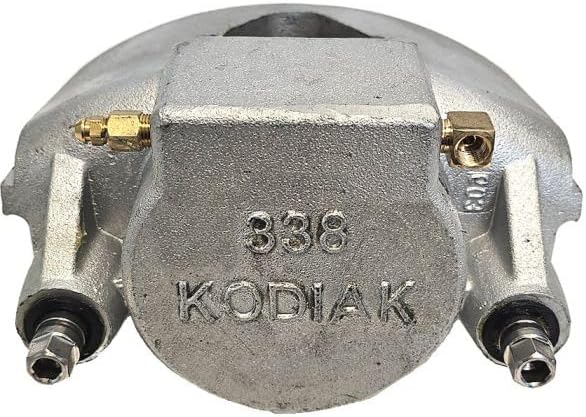 Kodiak DBC-338-D Replacement Disc Brake Caliper with Pads & Bolts for 10K Axle Dacromet Coated