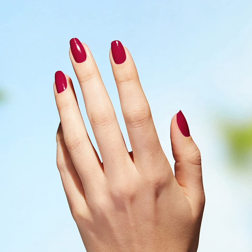 OPI Nature Strong | Smalto per Unghie di Origine Naturale Vegano| Smalto Rosso, 15ml
