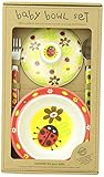 Sugarbooger Covered Suction Bowl Gift Set, Lady Bug
