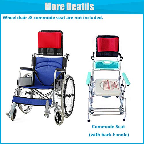 Wheelchair Headrest Neck Support Head Positioning Pillow Medical Neck Surgery Foam Wedge Keep Head Straight Immobilizer Back Support Cushion Headrest Attachment for Wheelchair Accessories Seniors - Thumbnail 7