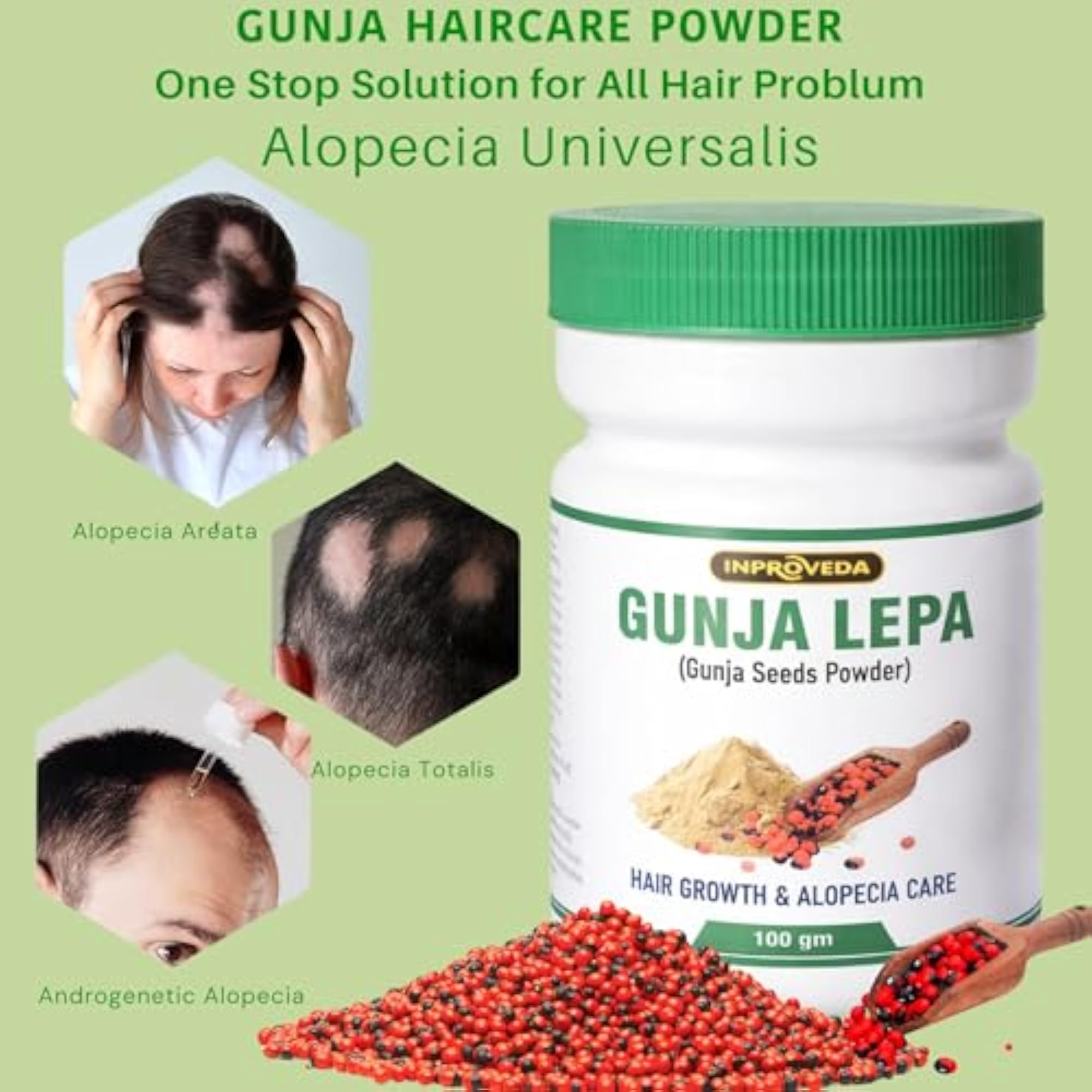 Gunja Powder for Natural Haircare