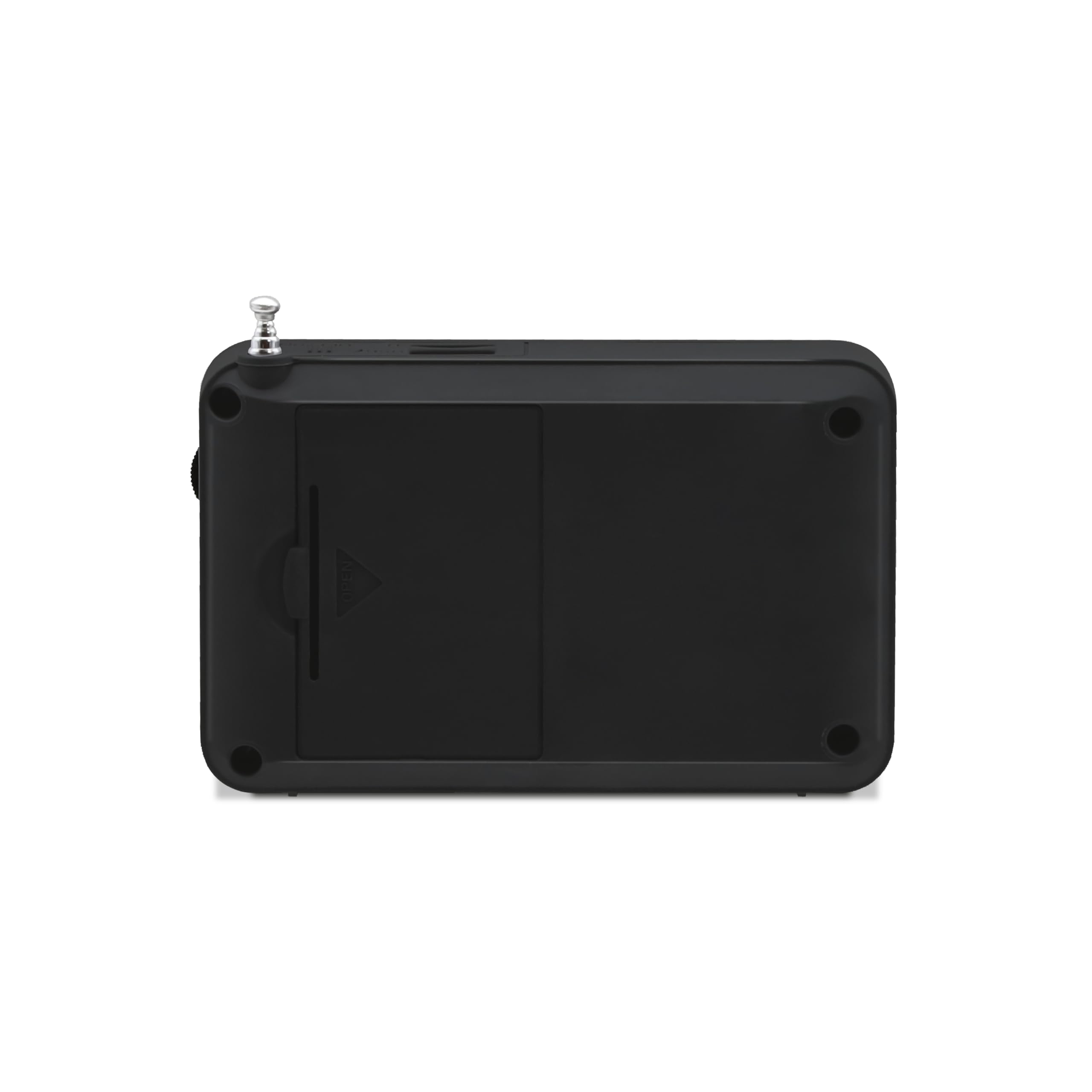 Metronic 477202 - Radio portátil FM compacto con puerto USB, lector tarjeta Micro SD, color negro/verde