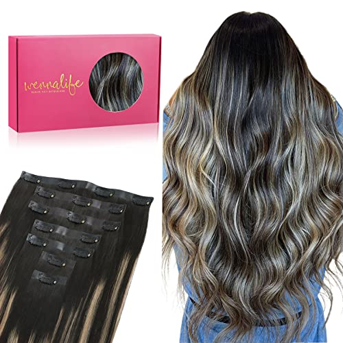 WENNALIFE Seamless Clip In Hair Extensions