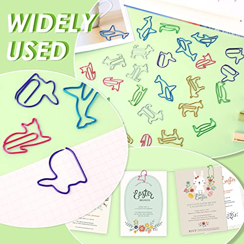 30 Stück Büroklammern Aus Metall, Büroklammern Motiv Tiere Cartoon Bunt Tier Design Neuartige Formen Lesezeichen Für Büro Schule Schreibwaren Dokumente Gifts For Children