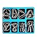 Holzsammlung Rompecabezas de Metal, 8 Piezas 3D Classic Puzzles Educativo Habilidad Logica Alambre de Mente Juego de Prueba de Inteligencia Juguetes Cumpleaños Navidad Regalo para Adultos Niños #1