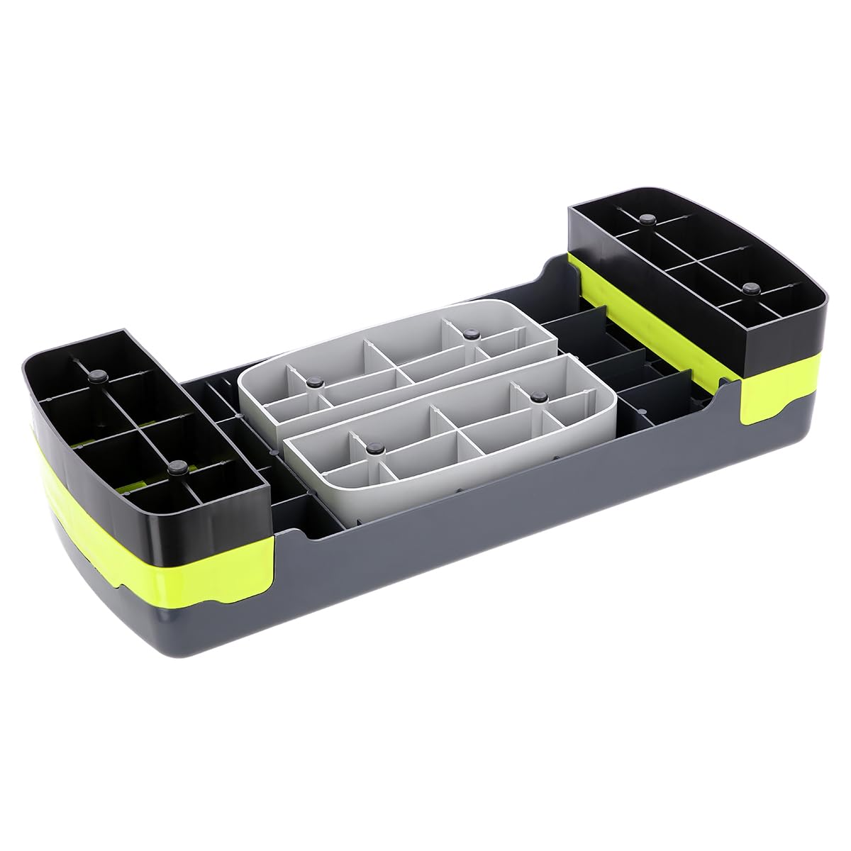 HMS Stepper Crossfit Fitness pour l'aérobic, Les Exercices à Domicile, Le Cardio Training, Stepper réglable (avec Trois Niveaux de réglage en Hauteur), Couleur Vert-Gris, AS002, Longueur 67 cm