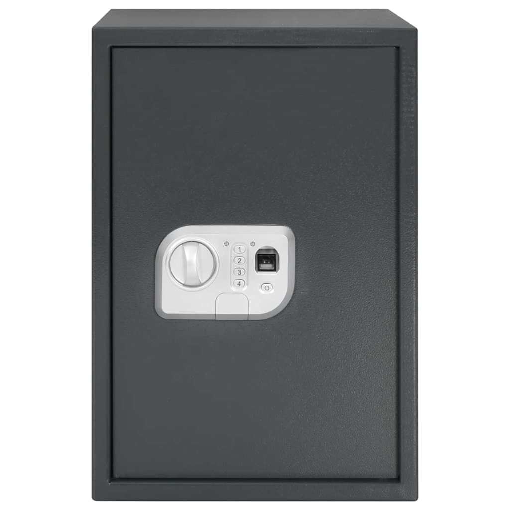 Genérico Caja Fuerte Digital Gris Oscuro 35 x 31 x 50 cm Acero,Seguridad empresarial y del hogar,Cajas fuertes-42011312