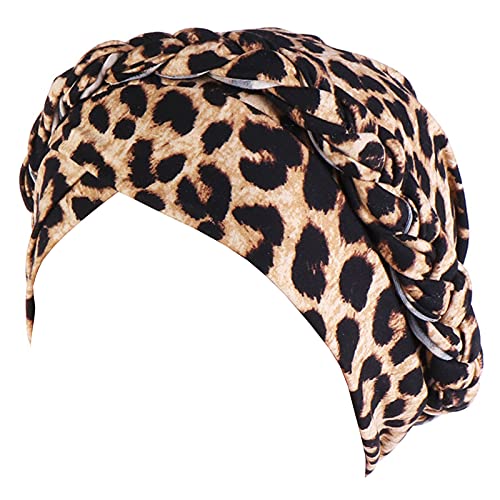 Gorro de béisbol con diseño étnico trenzado, para el pelo, turbante, gorra de béisbol, color verde oliva, J, Talla única
