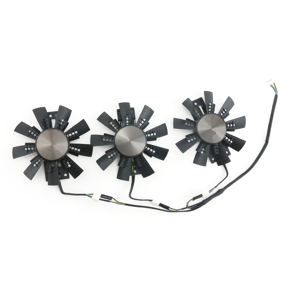 Rakstore GA92S2U 85mm Graphics Card Cooling Fan Replacement for ZOTAC GTX 1070 1070Ti GTX 1080 GTX 980 Ti AMP Extreme Edition Quiet Cooler Fan (3 pcs)