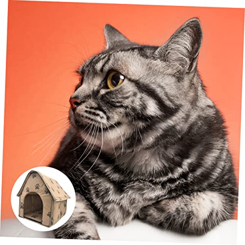 Maison pour chien et chat pliable : lit confortable YARNOW - 6