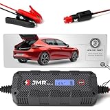 JMR Battery Charger for Seat Tarraco Formentor Ateca León Arona Terramar Ibiza All Models Trickle Charger Conditioner Maintainer (Add Lithium Mode)