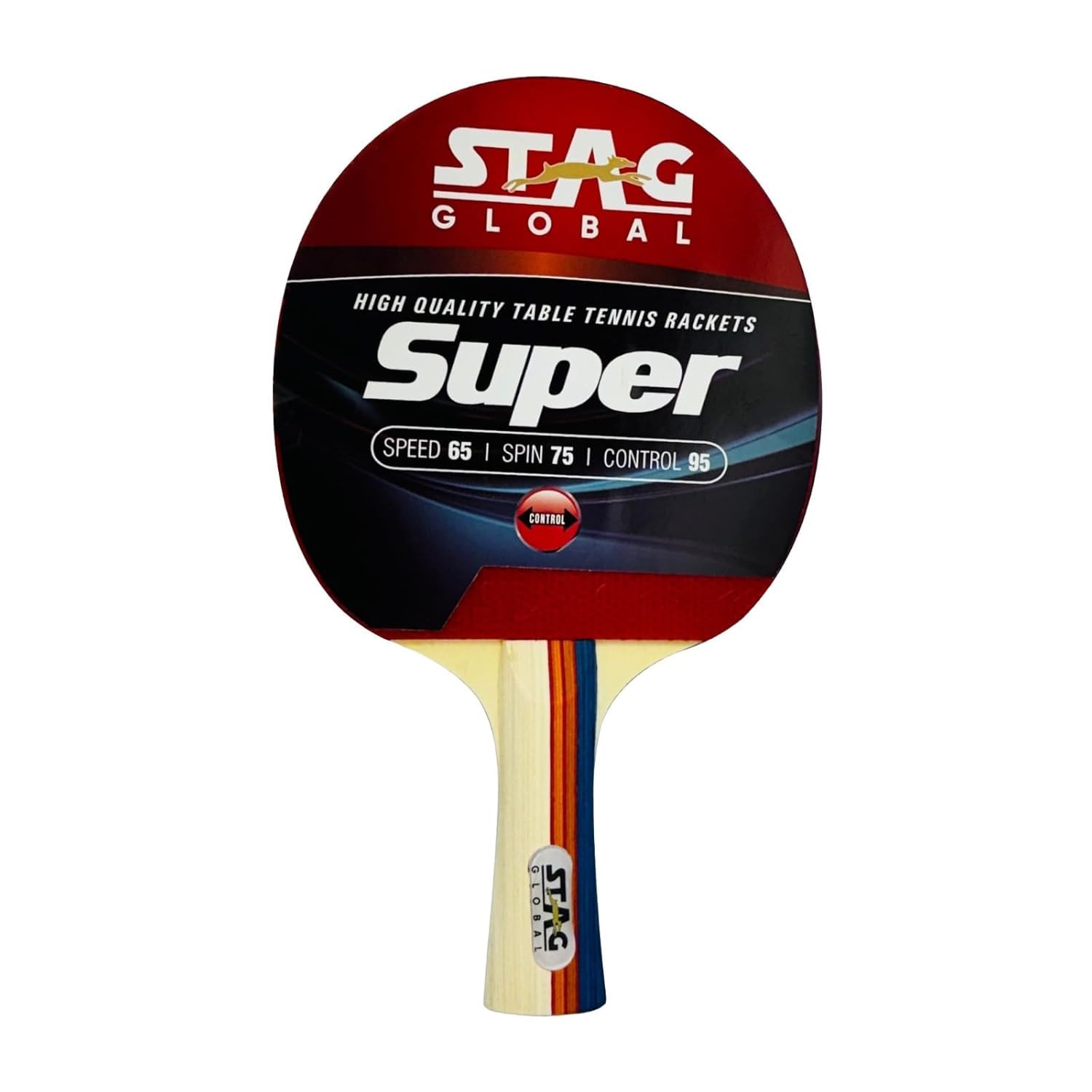 Stag Super Table Tennis Racquet( Multi- Color, 174 grams, Intermediate )-image-25
