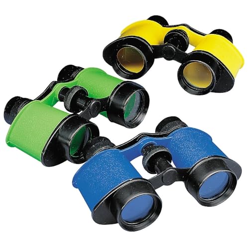 12 Binoculares de Plástico para Niños, Colores Surtidos miniatura 6