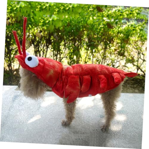 Disfraz para perro de langosta XL rojo miniatura 3