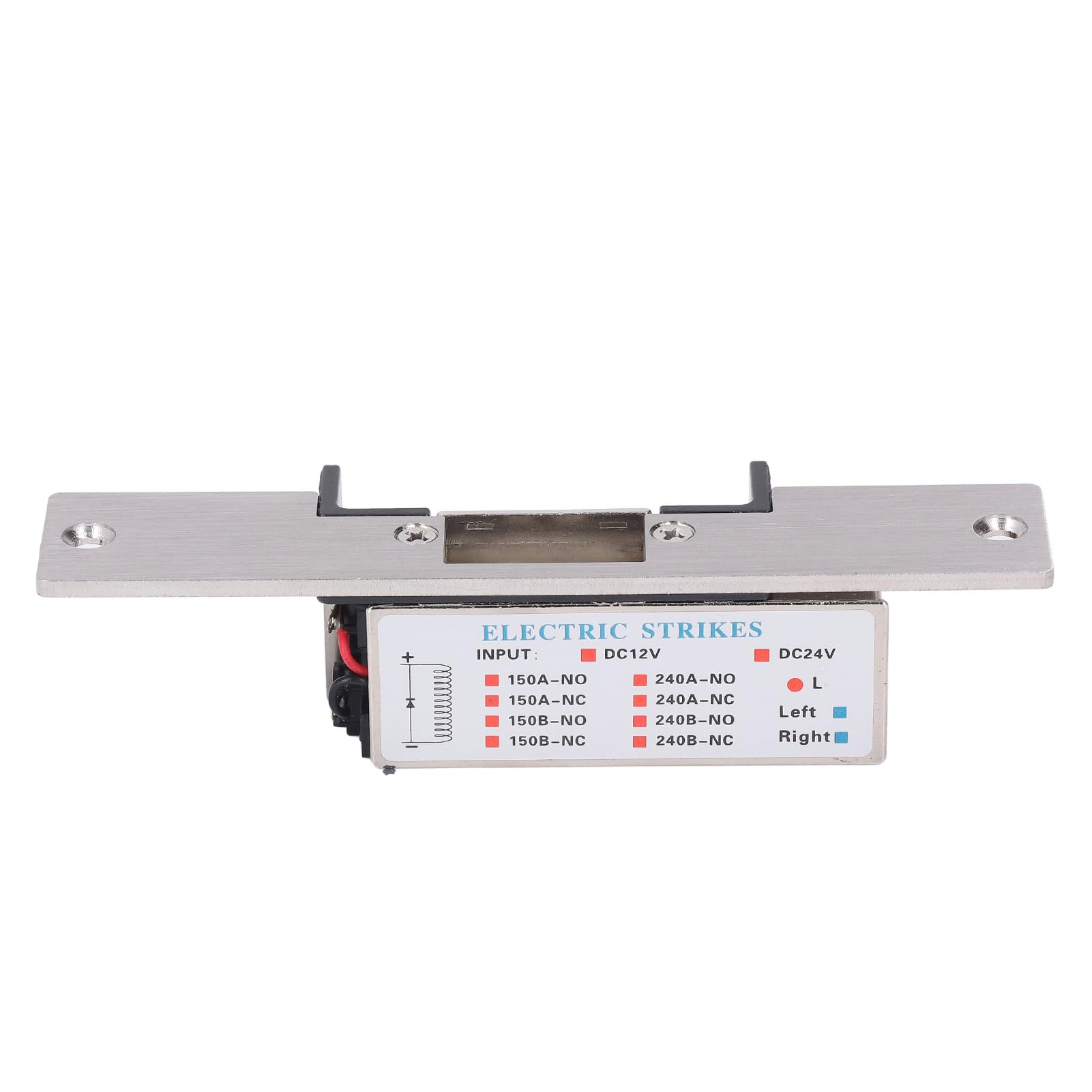 Fall Safe Electric Strike Lock 12V Mecanismo Seguro de Ataque Eléctrico para Cerraduras Cilíndricas El Bloqueo Eléctrico Fall Convierte las Cerraduras Cilíndricas Estándar en