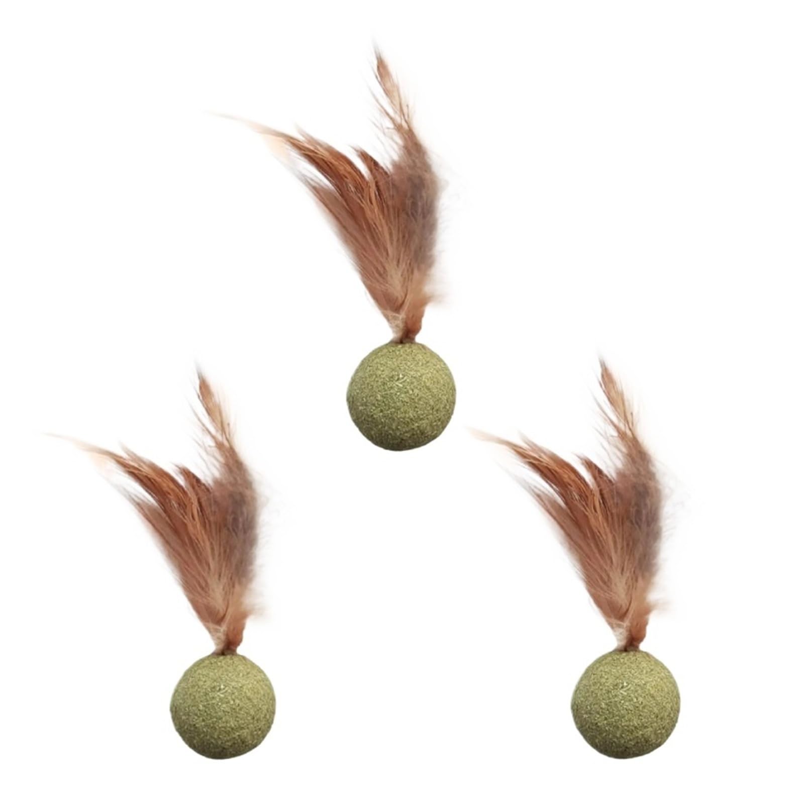 Generico Pet Catnip Ball Cat Mint Cats Productos for perseguir el hogar(3pcs)