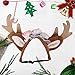 Amosfun 1pc Cat Reindeer Costume Holiday Cat Headwear Christmas Pet Costume Girl Jewelry Christmas Cat Headband Christmas Headband for Dog Holiday Dog Headwear Girls Headbands Set Kitten