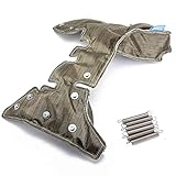  Epman EPTBTK04TI Racing Titanium Turbo Heat Shield Turbo Manta para cargador K04 Turbo