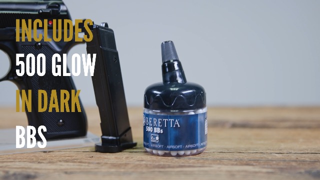 Amazon.com : Beretta 92 FS 6mm BB Pistol Airsoft Gun, Game Ready