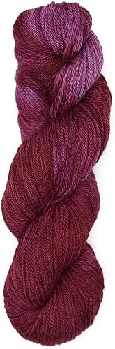 100% lana de alpaca bebé, 3.53 onzas de Hank DK, peso teñido a mano, fabricado en Perú, celestial suave y perfecto para tejer y tejer a ganchillo