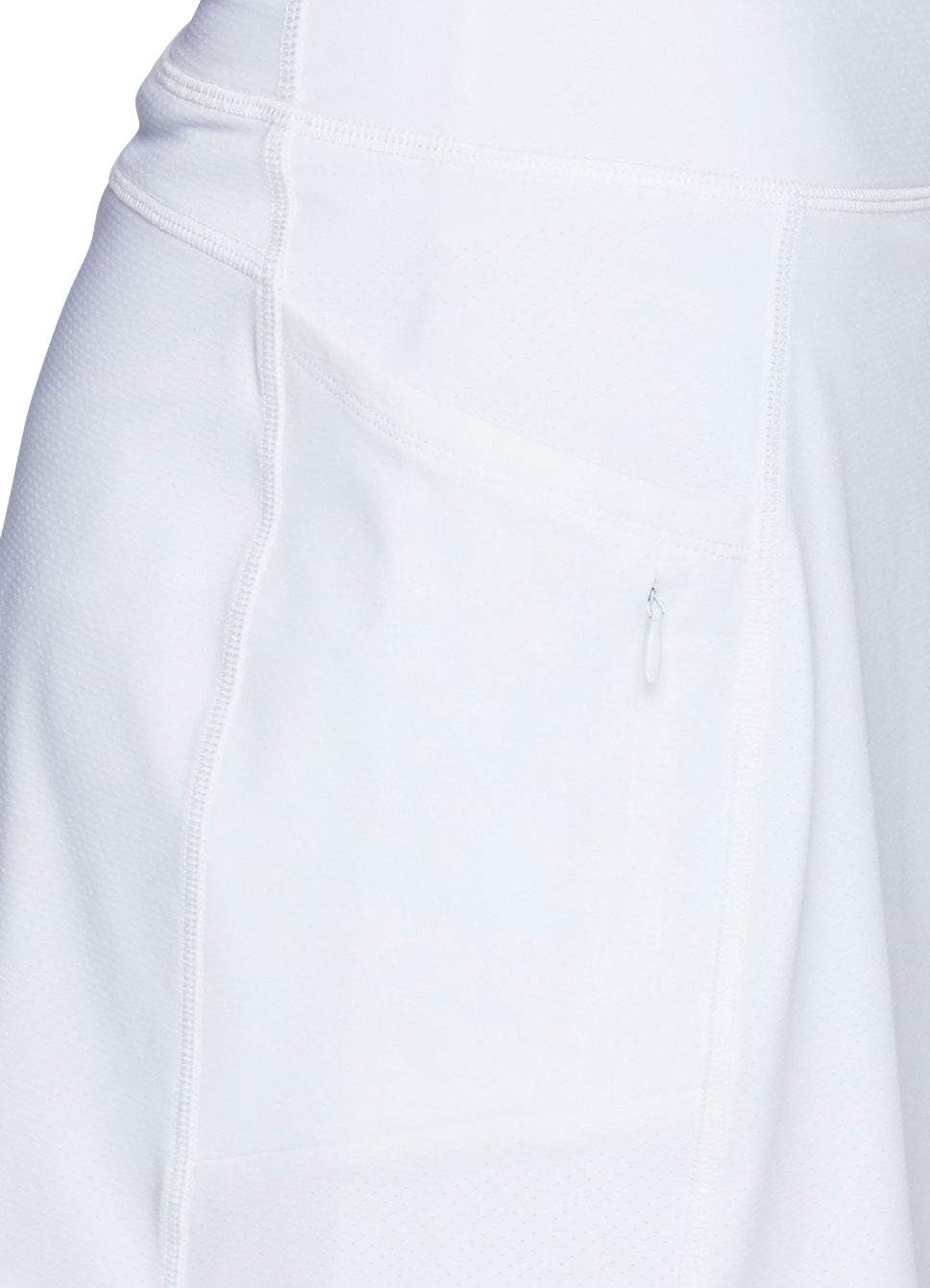 RBX Active Women's Fashion Stretch Knit Flat Front Golf/Tennis Athletic Skort with Attached Bike Short and Pockets