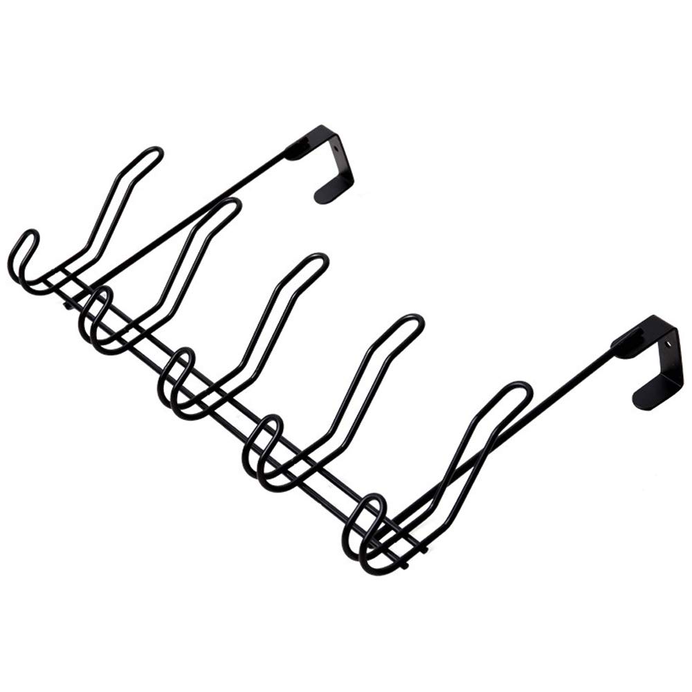 HJKK Over The Door Hook Hanger,5 Hooks/304 Stainless Steel