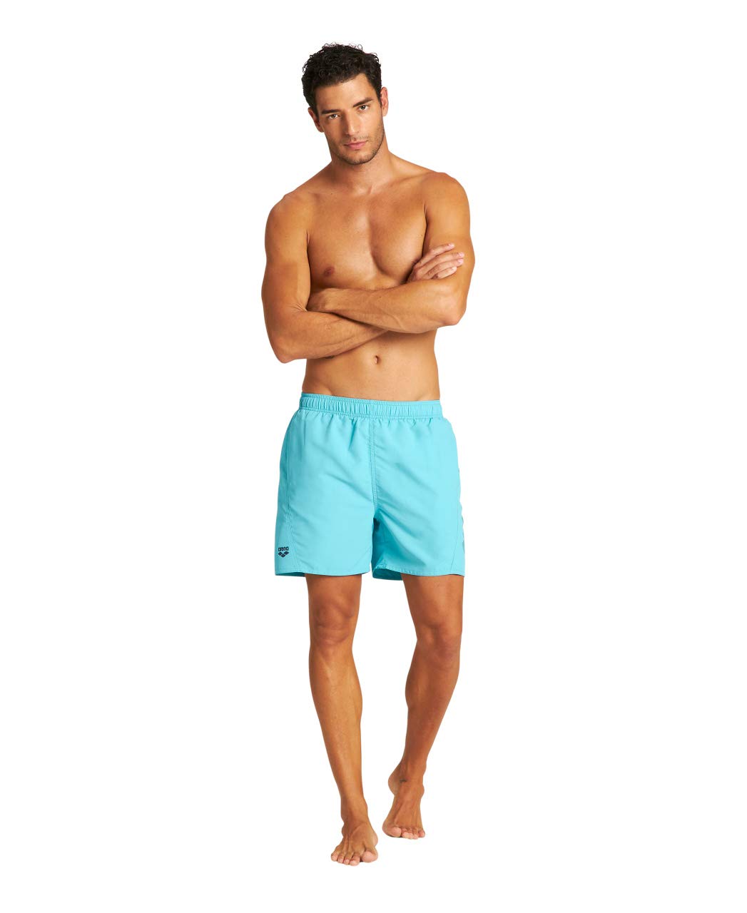 ARENA Fundamentals Logo Costume da Bagno in Morbido Tessuto ad Asciugatura Rapida Uomo
