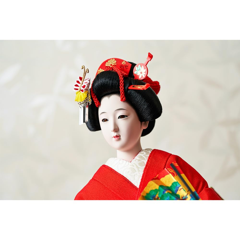 Amazon.co.jp: 久月official 日本人形 柴田家千代作 桃山 正絹