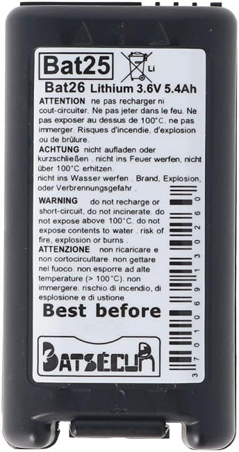 Batteria Litio BAT25 Compatibile Con BATLi25 BAT26 Per Allarmi Daitem - Foto 14