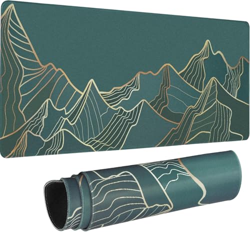 Tapis de souris étendu Abstract Mountain HAUTOCO de qualité supérieure
