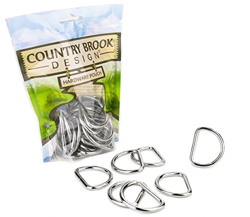 Country Brook Design - 1 1/2 Inch Heavy Welded D-Rings (25 Pack)