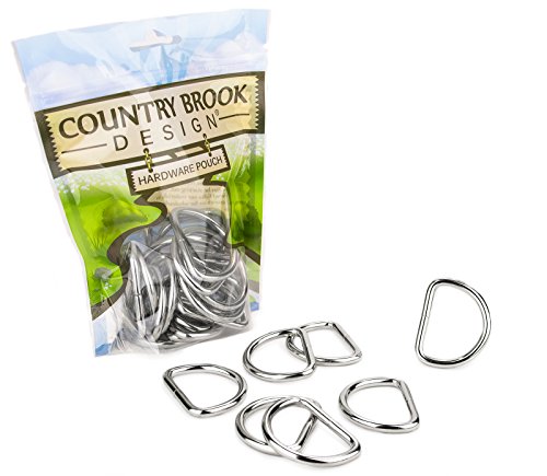 Country Brook Design - 1 1/2 Inch Heavy Welded D-Rings (50 Pack)