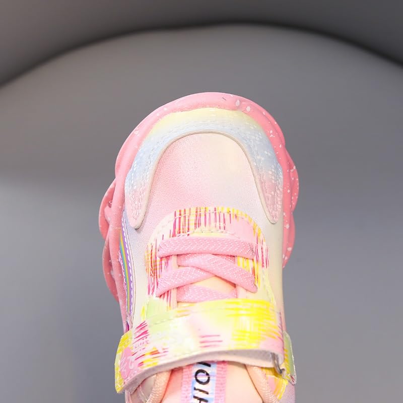 Kids' Luminous Light-Up Sneakers, Non-Slip & Breathable Girls Sport Shoes LED Flashing Running Trainer Indoor and Outdoor4