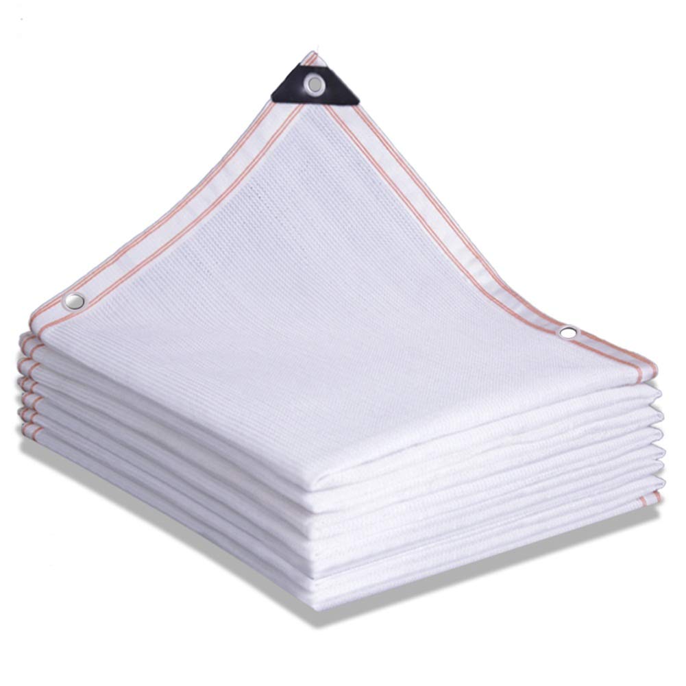 Toile d'ombrage blanche 75% ZWRYW pour terrasse et balcon
