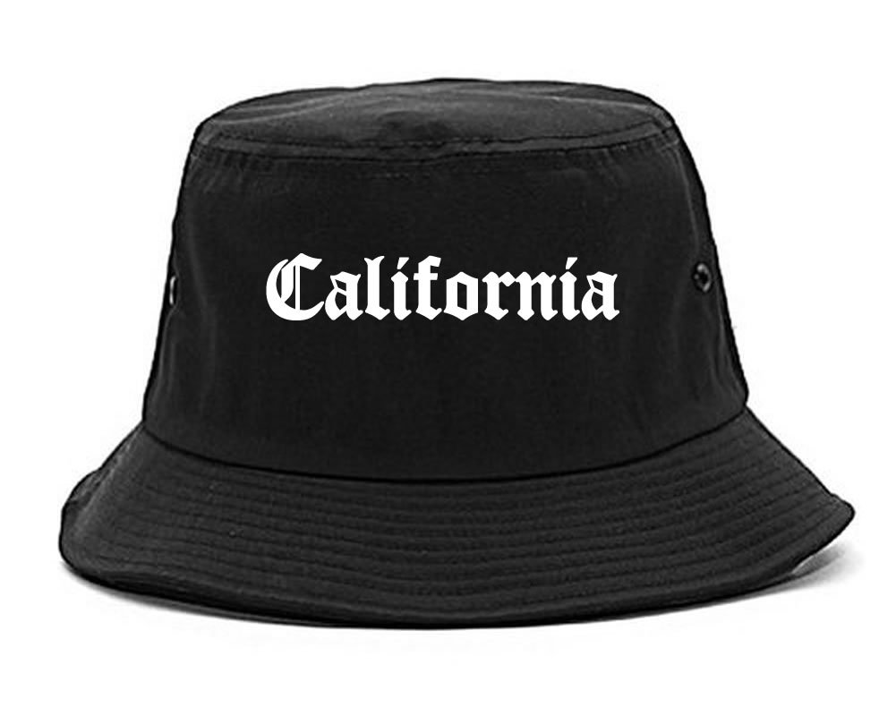 Kings Of NY California State Old English CA Bucket Hat Black