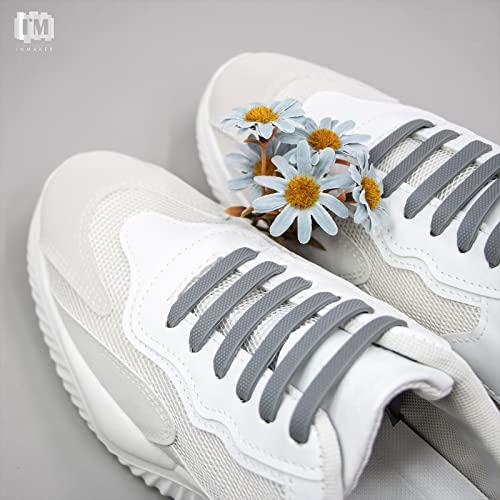 Inmaker No Tie Shoe Laces For Adults And Kids, Elastic Shoelaces For Sneakers, Rubber Silicone Tieless Laces #TOP1