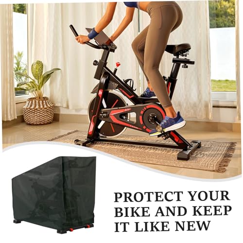 Funda de bicicleta impermeable para exterior y protector de polvo con cordón 5