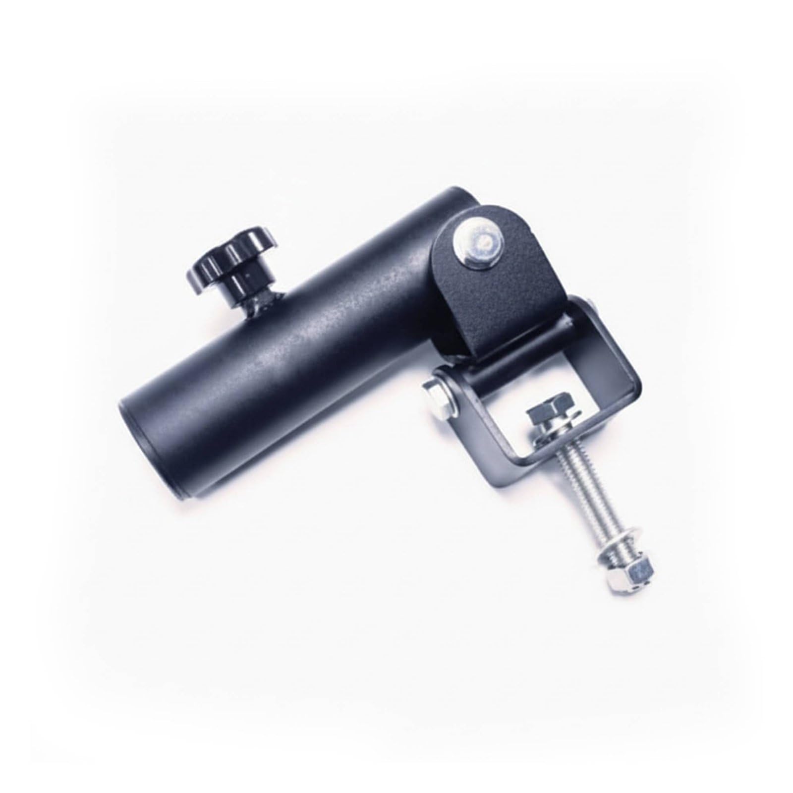Soporte de Barra Olímpica Accesorio de Entrenamiento Anclaje para Barra Adaptador Giratorio 360 Base Fija de Acero Adecuado para Musculación en Casa Gimnasio Fuerza y Potencia, 18MM