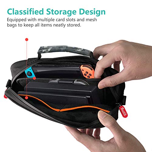 Bolsa Mala N Switch Lite Maleta Case Bag Camuflada Para Viagem