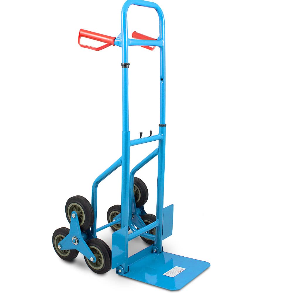 Bituxx Treppenkarre Sackkarre Treppe Treppensackkarre 200kg Treppensteiger Stapelkarre Klappbar Hartreifen