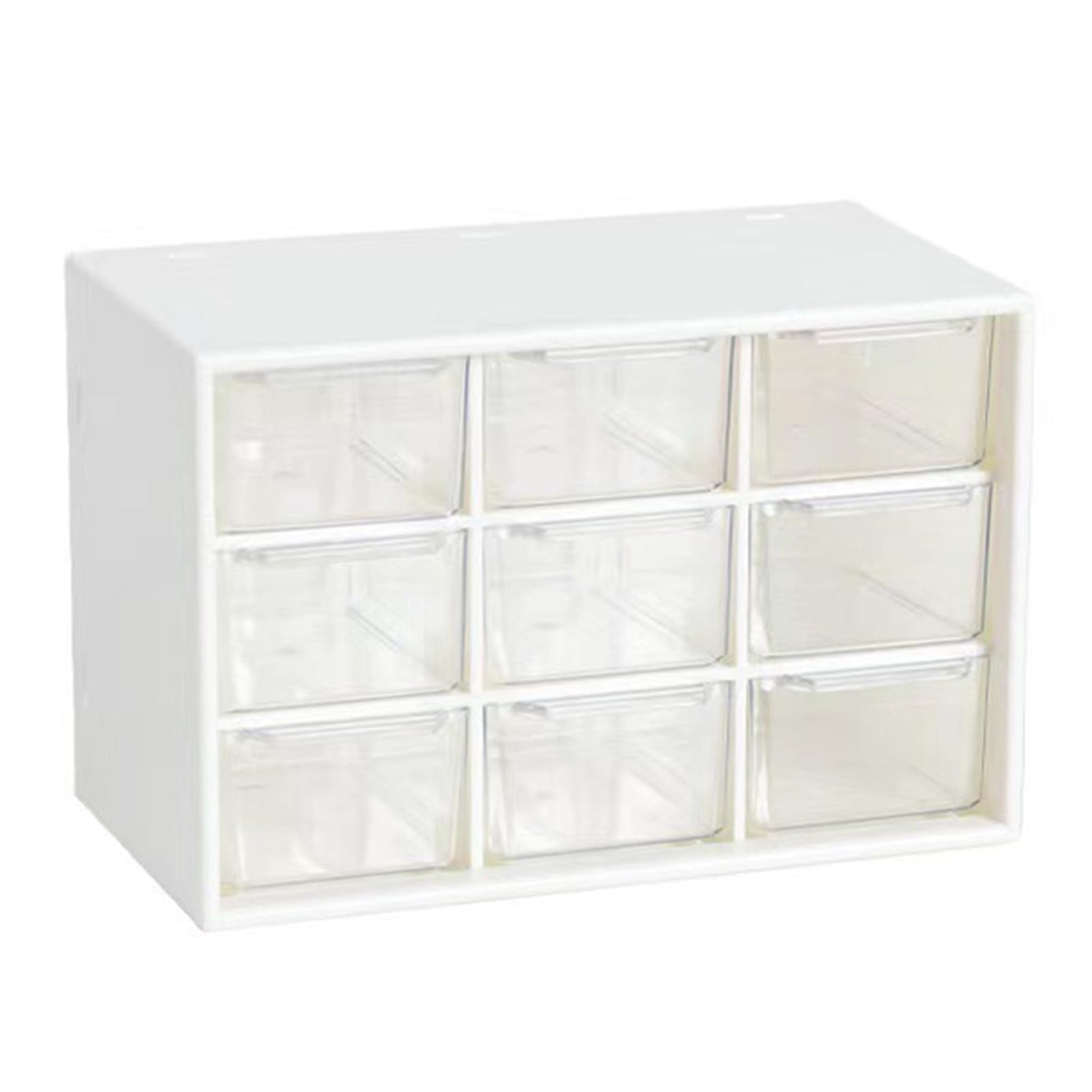 Desk Storage Organizer with 9 Drawers,Desktop Craft Drawer Cabinet Makeup Organizer Storage Box for Home Office School