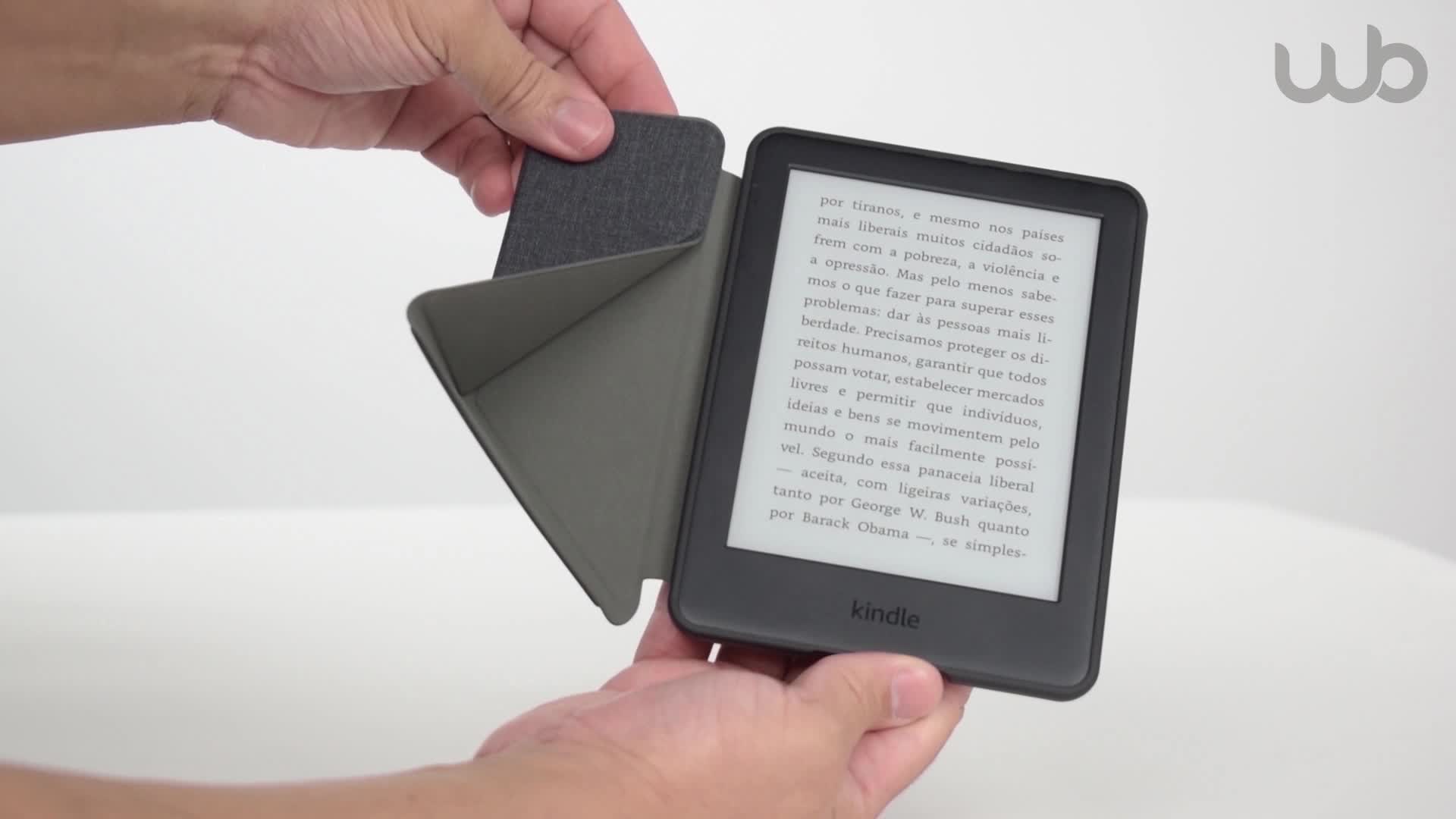 Capa Kindle 10a geração - WB Ultra Leve, Silicone Flexível e