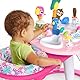 Bright Starts, Around We Go Tropic Coral 2-in-1 Spielstation & Lauflernwagen, Spieletisch mit Lichtern & Musik, 10 Aktivität Spielzeug, motorische Entwicklung, rosa, ab 6 Monaten