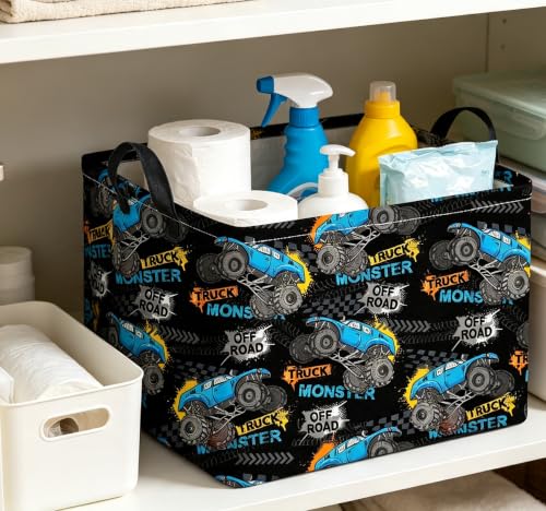 Image of Rectangle Storage Bin,Gift Basket,Room Decor(New Truck)