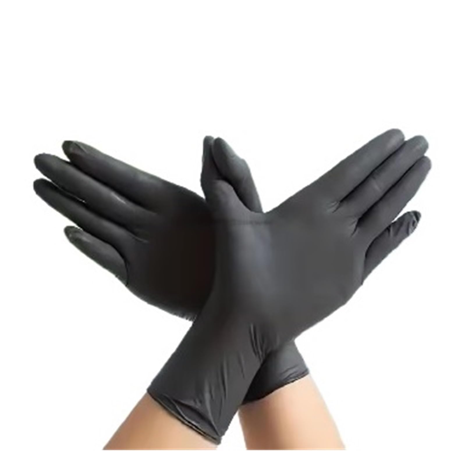 Guantes De Cocina Desechables Látex Nitrilo, Vajilla Negra for Lavar, Tareas Domésticas, Industria Automotriz, Jardinería, Cuidado Mascotas, Herramientas(Black-S-22x8cm,200PCS(100 pairs))