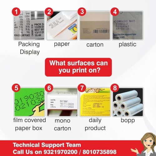 Image of SONIC INDUSTRIES Handheld Inkjet Coding Printer - Portable Batch, MRP, Expiry Date & QR Code Printing Machine with Fast-Dry Ink | Industrial Marking Gun with Aluminium Carry Case