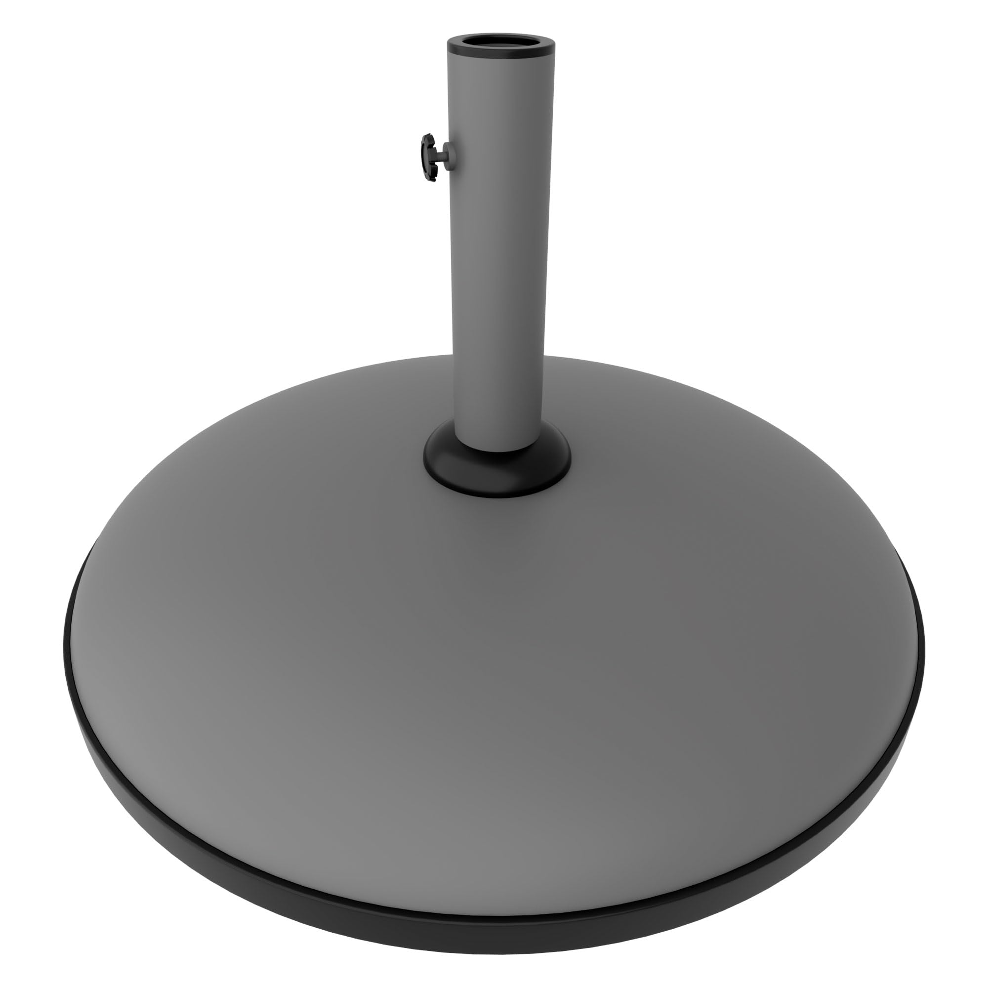 FRANKYSTAR Radika Base pour parasol de jardin rond Ø51 cm Support de 25 kg pour parasols en béton gris